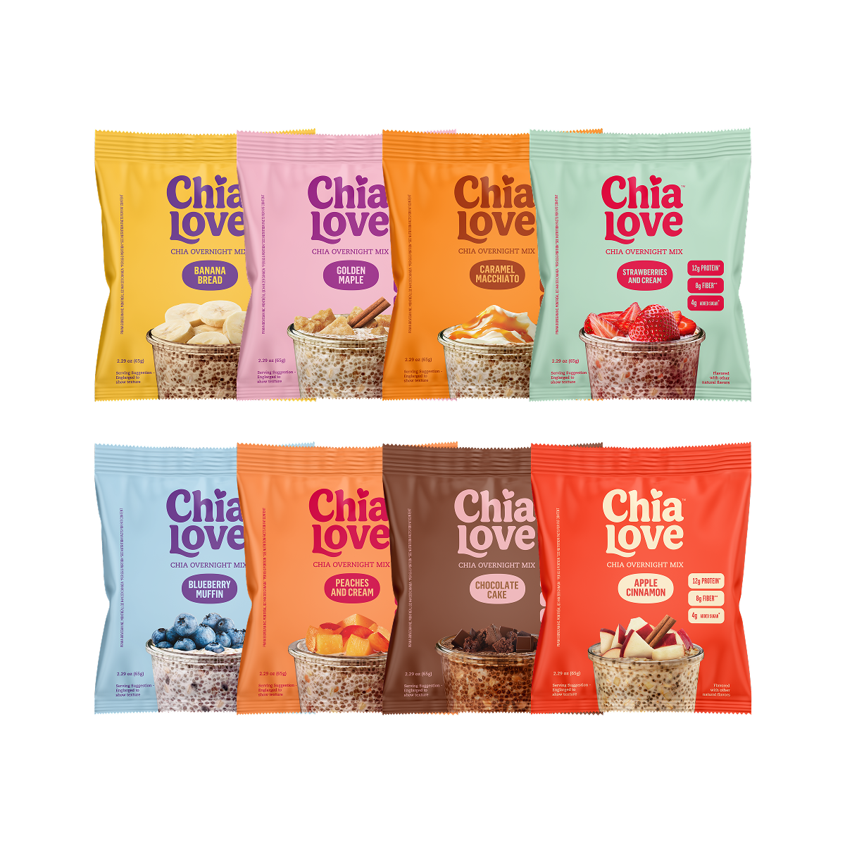 Chia Overnight Mix - Variety Pack (24)