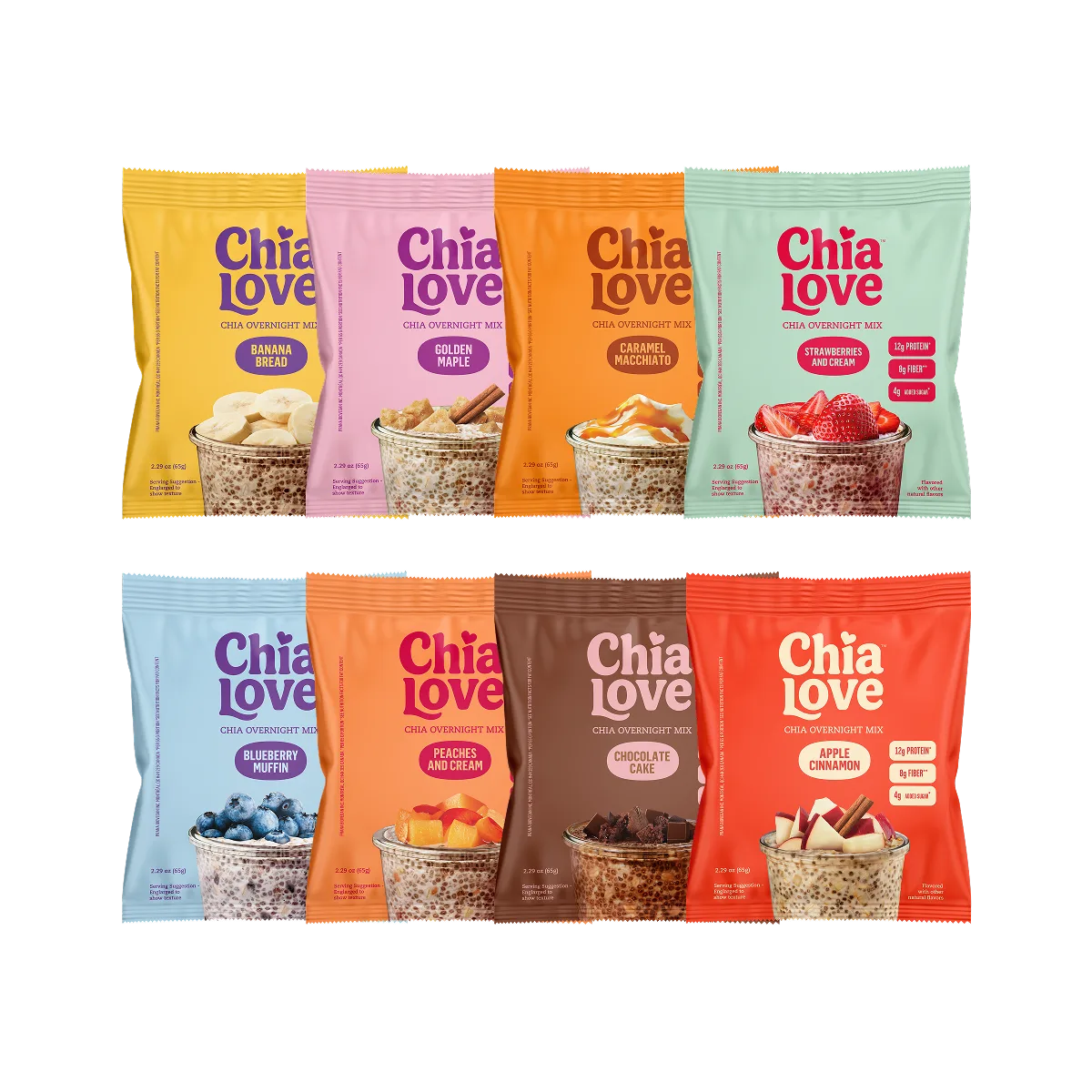 Chia Overnight Mix - Variety Pack (24)