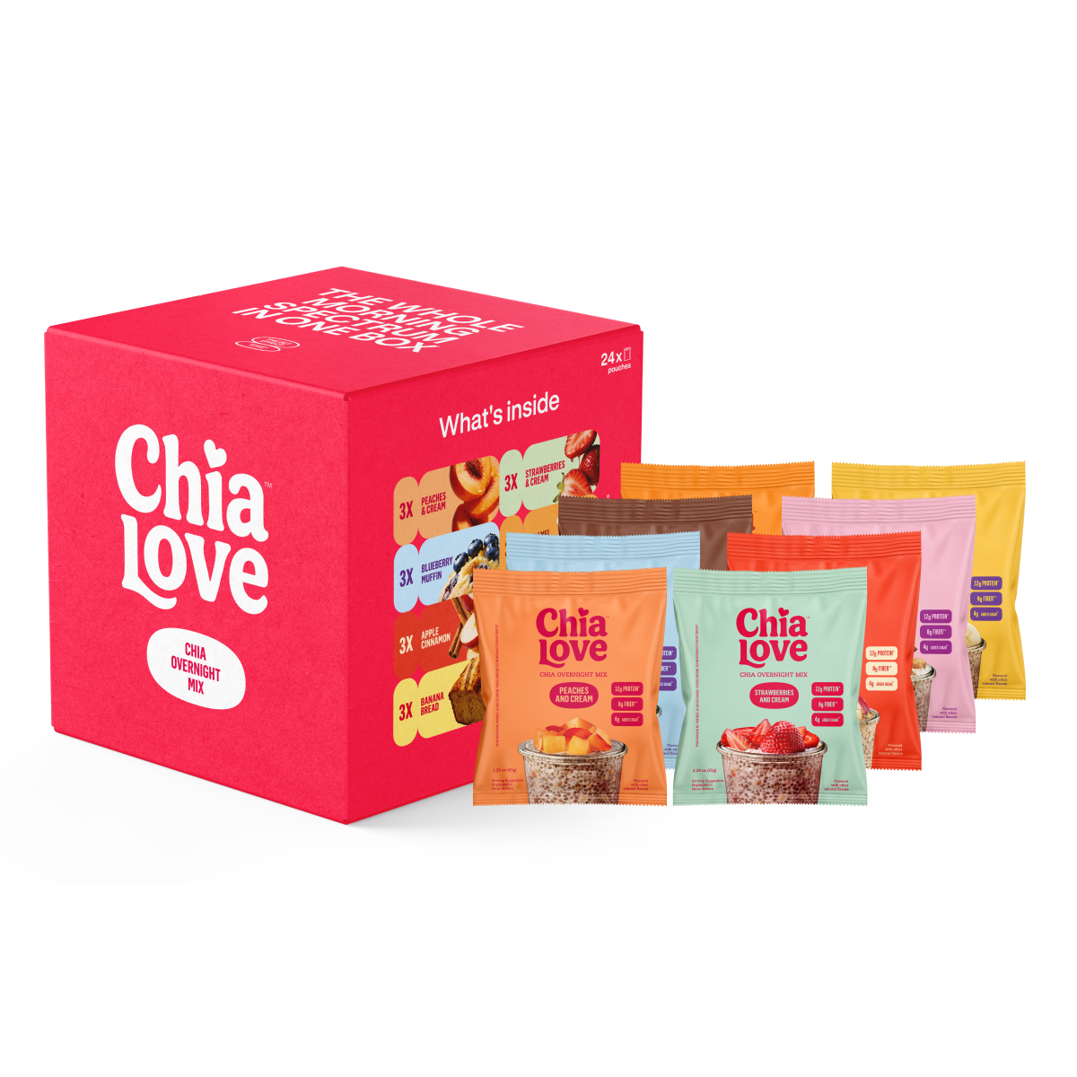 Chia Overnight Mix - Variety Pack (24)